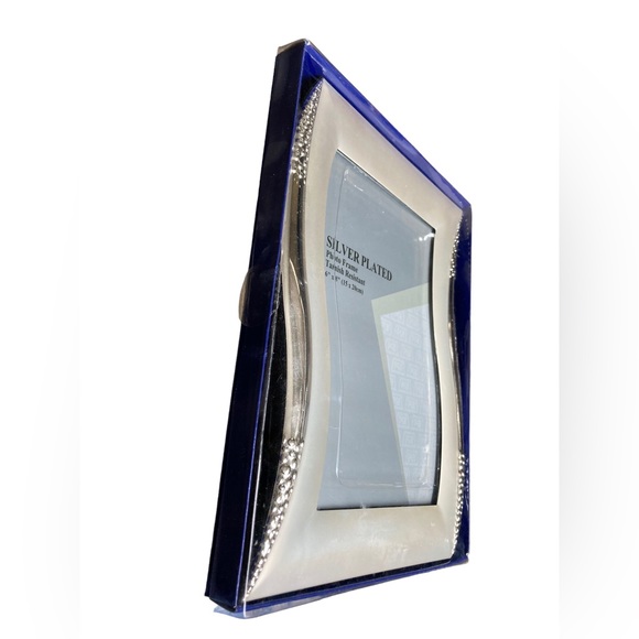 Silver Plated Photo Picture Frame, New in Box, Modern NIB - Picture 4 of 5